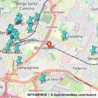 Mappa Via Rosa Gabriele, 24125 Bergamo BG, Italia (1.5985)