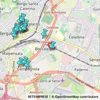 Mappa Via Rosa Gabriele, 24125 Bergamo BG, Italia (1.401)
