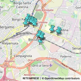 Mappa Via Rosa Gabriele, 24125 Bergamo BG, Italia (0.742)