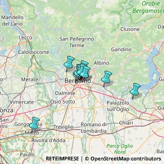 Mappa Via Rosa Gabriele, 24125 Bergamo BG, Italia (7.43455)