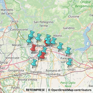 Mappa Via Rosa Gabriele, 24125 Bergamo BG, Italia (10.77571)