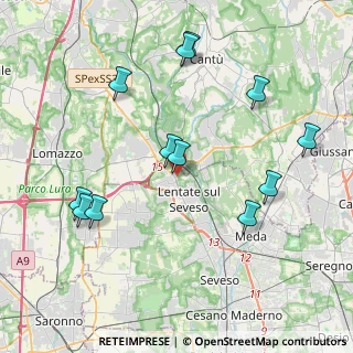 Mappa Via Mamara Luciano, 20823 Lentate sul Seveso MB, Italia (4.3)
