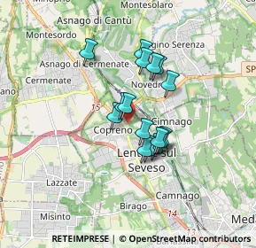 Mappa Via Luciano Manara, 20030 Lentate sul Seveso MB, Italia (1.19813)