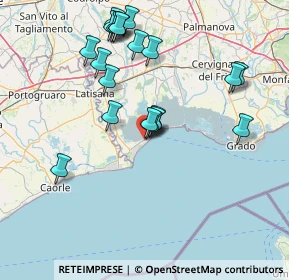 Mappa Via Porpetto, 33054 Lignano Sabbiadoro UD, Italia (15.387)