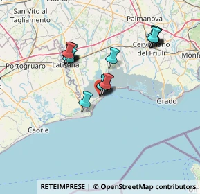 Mappa Via Porpetto, 33054 Lignano Sabbiadoro UD, Italia (13.166)