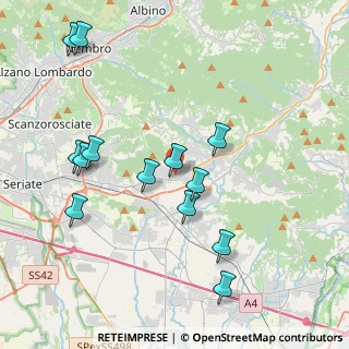 Mappa Via G. Pascoli, 24060 San Paolo d'Argon BG, Italia (4.22231)