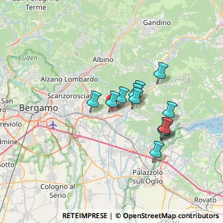 Mappa Via G. Pascoli, 24060 San Paolo d'Argon BG, Italia (5.67583)