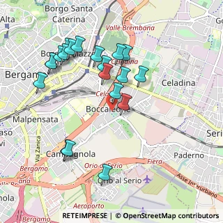 Mappa Via Santa Bartolomea Capitanio, 24125 Bergamo BG, Italia (1.0095)