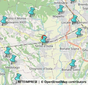 Mappa Via del Salmister, 24030 Terno D'isola BG, Italia (3.30308)