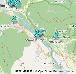 Mappa Via 11 Settembre, 13037 Serravalle Sesia VC, Italia (2.95308)