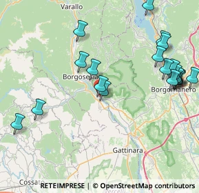 Mappa Via 11 Settembre, 13037 Serravalle Sesia VC, Italia (9.6945)