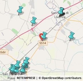 Mappa Via Giuseppe Verdi, 30022 Ceggia VE, Italia (6.2205)