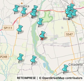 Mappa Via della Repubblica, 36056 Tezze sul Brenta VI, Italia (5.32375)