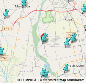 Mappa Via della Repubblica, 36056 Tezze sul Brenta VI, Italia (6.71)