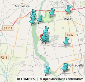 Mappa Via della Repubblica, 36056 Tezze sul Brenta VI, Italia (3.78286)