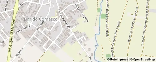 Mappa Limido Comasco