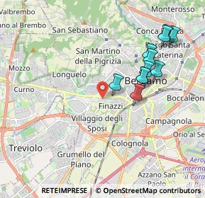 Mappa Conad Bergamo Carducci, 24127 Bergamo BG, Italia (1.92455)