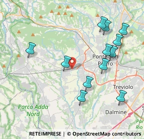 Mappa Via Valtrighe, 24030 Terno D'isola BG, Italia (4.27667)