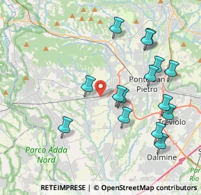 Mappa Via Valtrighe, 24030 Terno D'isola BG, Italia (4.08067)