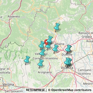 Mappa Contrà Monti, 36015 Schio VI, Italia (13.33615)
