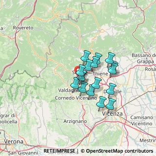 Mappa Contrà Monti, 36015 Schio VI, Italia (9.58059)