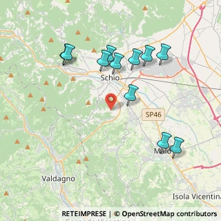 Mappa Contrà Monti, 36015 Schio VI, Italia (4.05091)