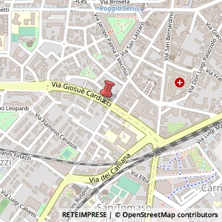 Mappa Via Giosuè Carducci, 3/D, 24127 Bergamo, Bergamo (Lombardia)