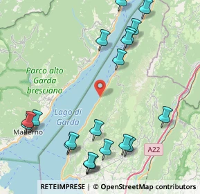Mappa Via Nascimbeni, 37010 Brenzone sul Garda VR, Italia (10.34)