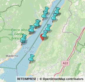 Mappa Via Nascimbeni, 37010 Brenzone sul Garda VR, Italia (6.62286)