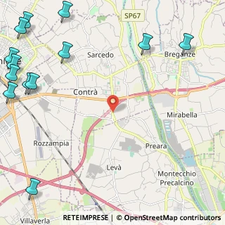 Mappa Via Quartieri, 36030 Sarcedo VI, Italia (3.77692)
