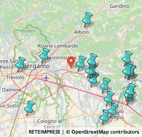 Mappa 24061 Albano Sant'Alessandro BG, Italia (10.1095)