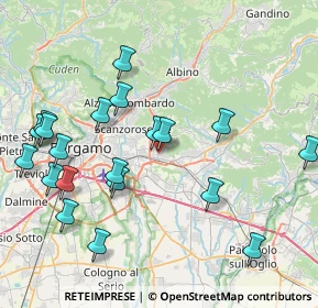 Mappa 24061 Albano Sant'Alessandro BG, Italia (9.04)