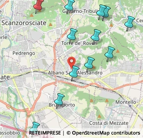 Mappa 24061 Albano Sant'Alessandro BG, Italia (2.44917)