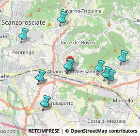 Mappa 24061 Albano Sant'Alessandro BG, Italia (2.03083)