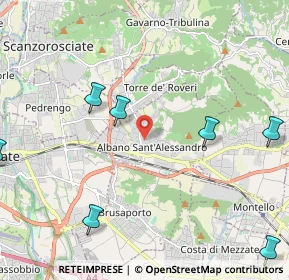 Mappa 24061 Albano Sant'Alessandro BG, Italia (3.54)