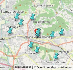 Mappa 24061 Albano Sant'Alessandro BG, Italia (1.90273)