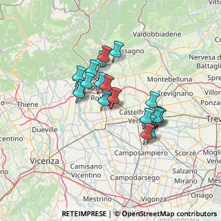 Mappa Via Comello, 36028 Rossano Veneto VI, Italia (11.0495)