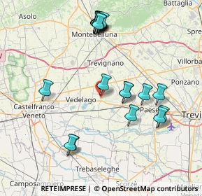 Mappa Viale Trieste, 31050 Istrana TV, Italia (8.276)