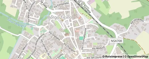 Mappa Borgo Ticino