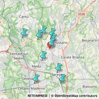 Mappa Via Don Minzoni, 22066 Mariano Comense CO, Italia (3.3)