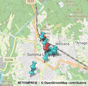 Mappa Via Cadorna Luigi, 21019 Somma Lombardo VA, Italia (0.64333)