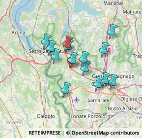 Mappa Via Cadorna Luigi, 21019 Somma Lombardo VA, Italia (5.63071)