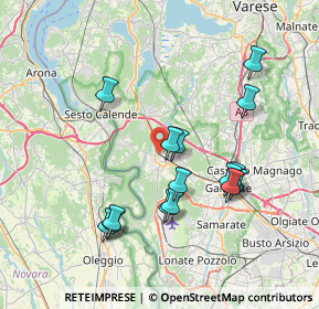 Mappa Via Cadorna Luigi, 21019 Somma Lombardo VA, Italia (7.274)