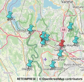 Mappa Via Cadorna Luigi, 21019 Somma Lombardo VA, Italia (7.72636)