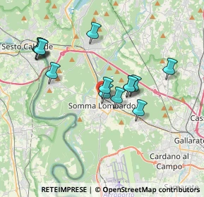 Mappa Via Cadorna Luigi, 21019 Somma Lombardo VA, Italia (3.36929)