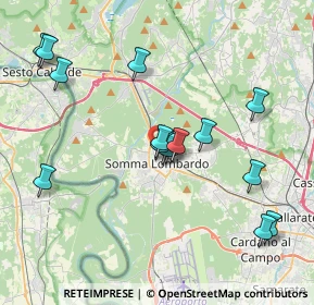 Mappa Via Cadorna Luigi, 21019 Somma Lombardo VA, Italia (3.91733)