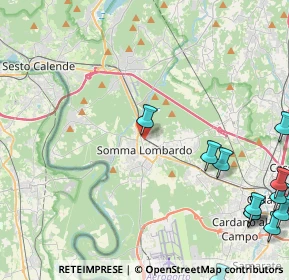 Mappa Via Cadorna Luigi, 21019 Somma Lombardo VA, Italia (6.76308)