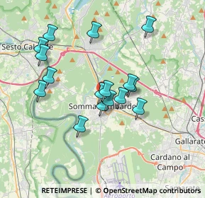 Mappa Via Cadorna Luigi, 21019 Somma Lombardo VA, Italia (3.16563)