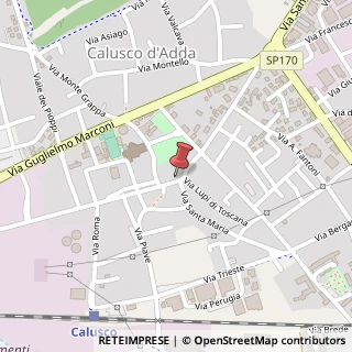 Mappa Piazza San Rocco, 51, 24033 Calusco d'Adda, Bergamo (Lombardia)