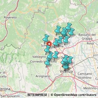 Mappa San Vito Di Leguzzano, 36030 San Vito di Leguzzano VI, Italia (12.01889)
